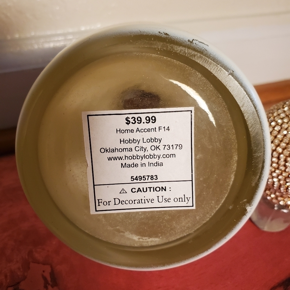 🧿NWT ACCENT VASE/BOTTLE - Picture 4 of 12